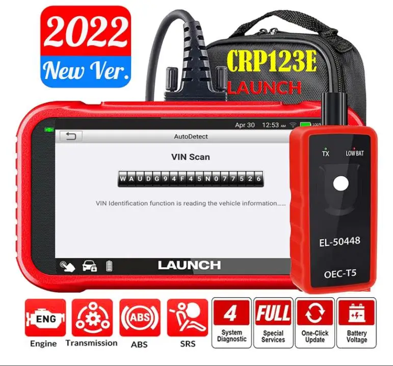 

2022 LAUNCH X431 CRP123E OBD2 Diagnostic Tools Auto OBD Engine OBD2 Machine Vehicle Coder Reader Scanner for Cars Free Update
