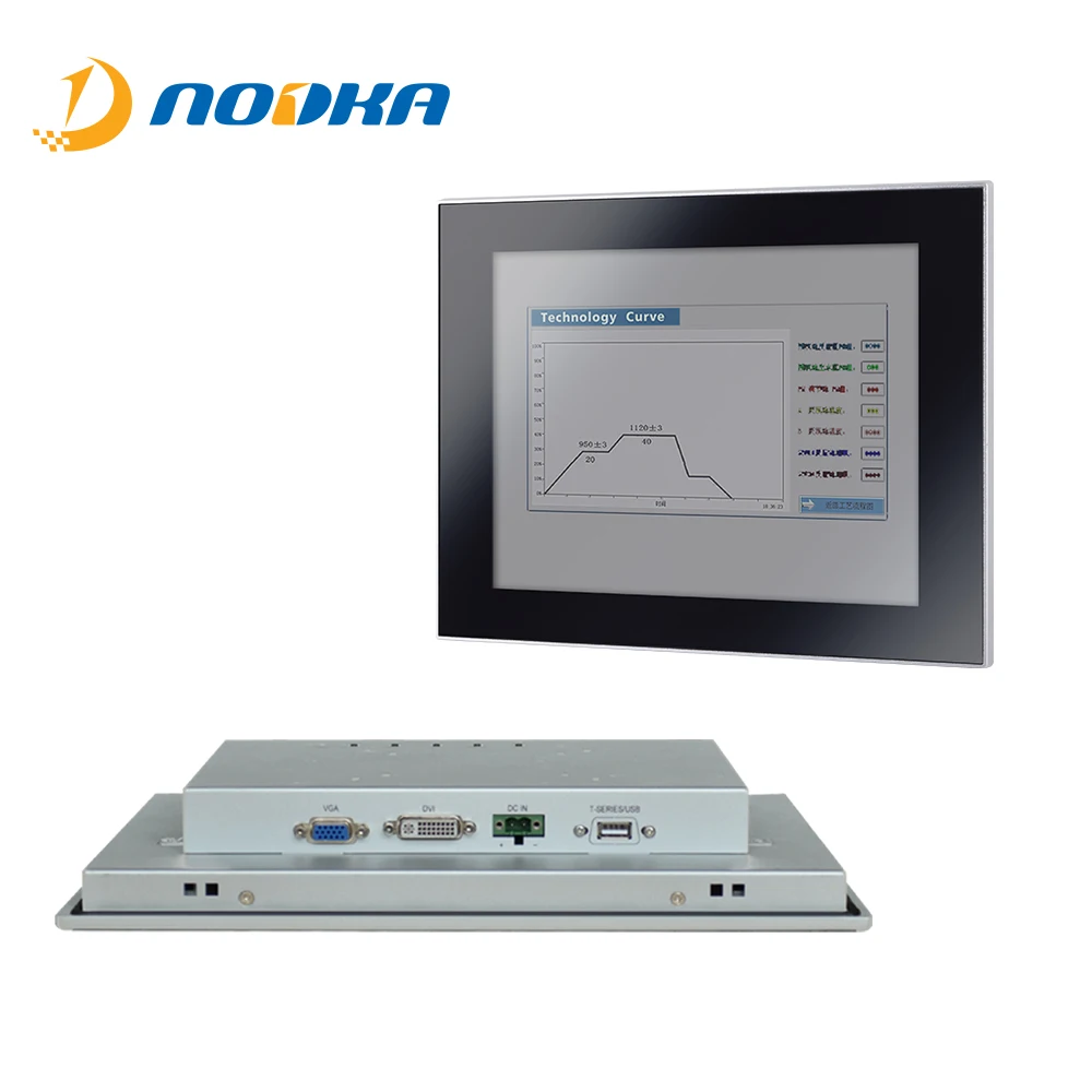 

12 inch LCD 10 points capacitive touch screen monitor 12V 24V