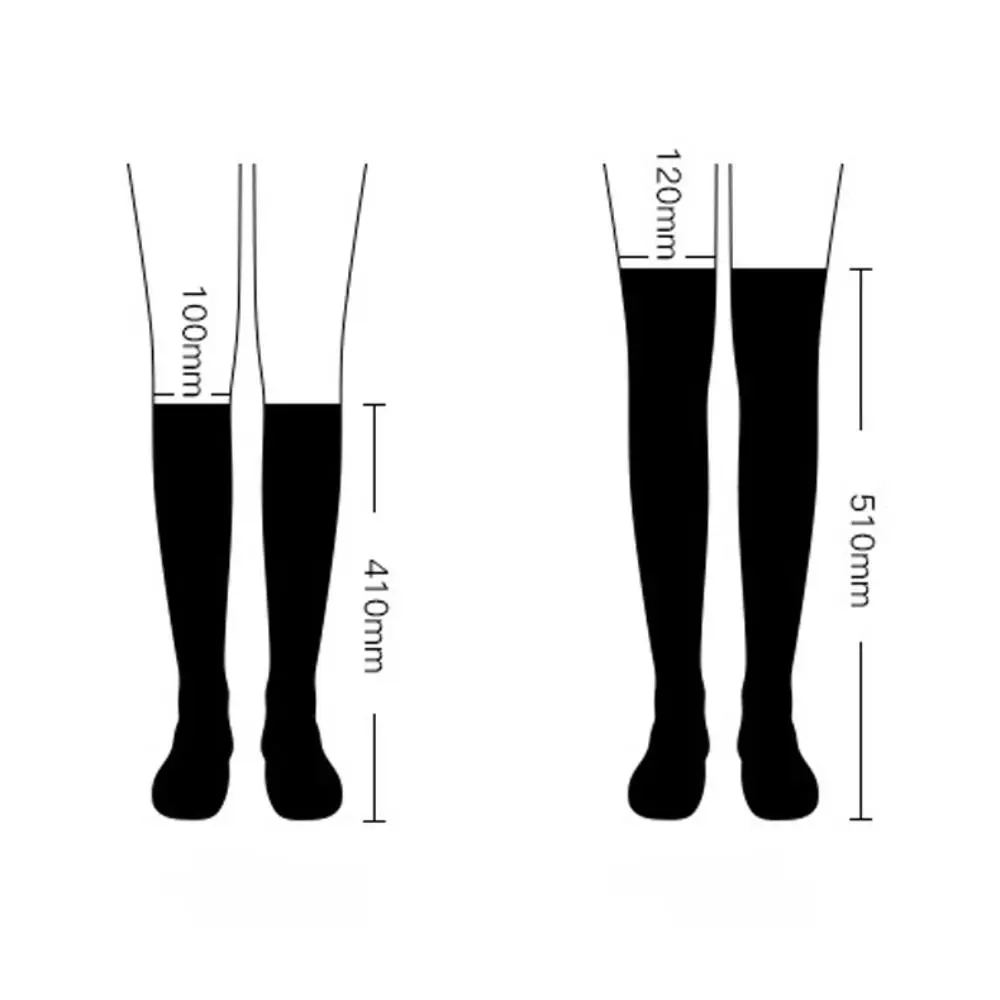 Носки солнцезащитные высокие эластичные шелковые дышащие для тенниса гольфа