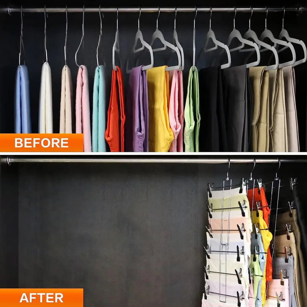 

High-quality Metal Hanger for Durability Durable Stainless Steel Closet Organizers for Pants Organization for Organization