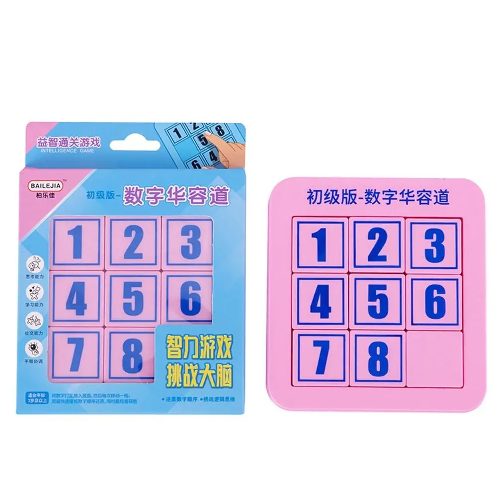 

Digital Klotski Number Magnetic Digit Early Cognition Math Jigsaw Game 3D Puzzle Early Education Toy Geometric Shapes Jigsaw