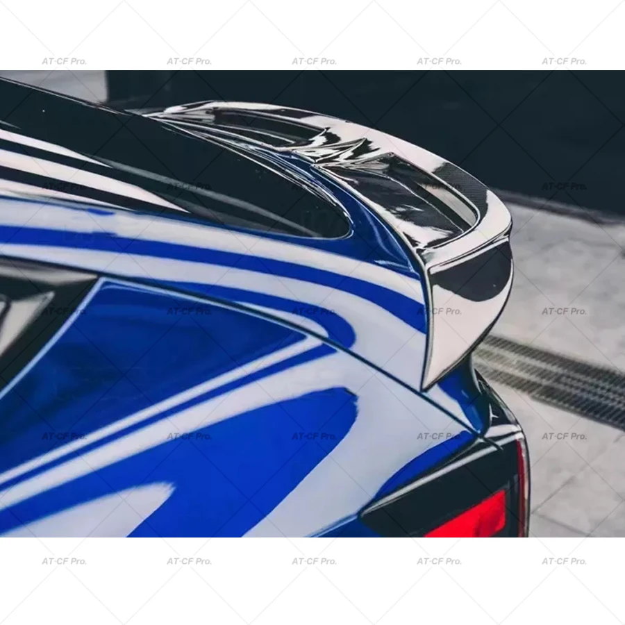 Модель 3/Y Настоящее углеродное волокно/глянцевый черный Задний спойлер Duckbill для