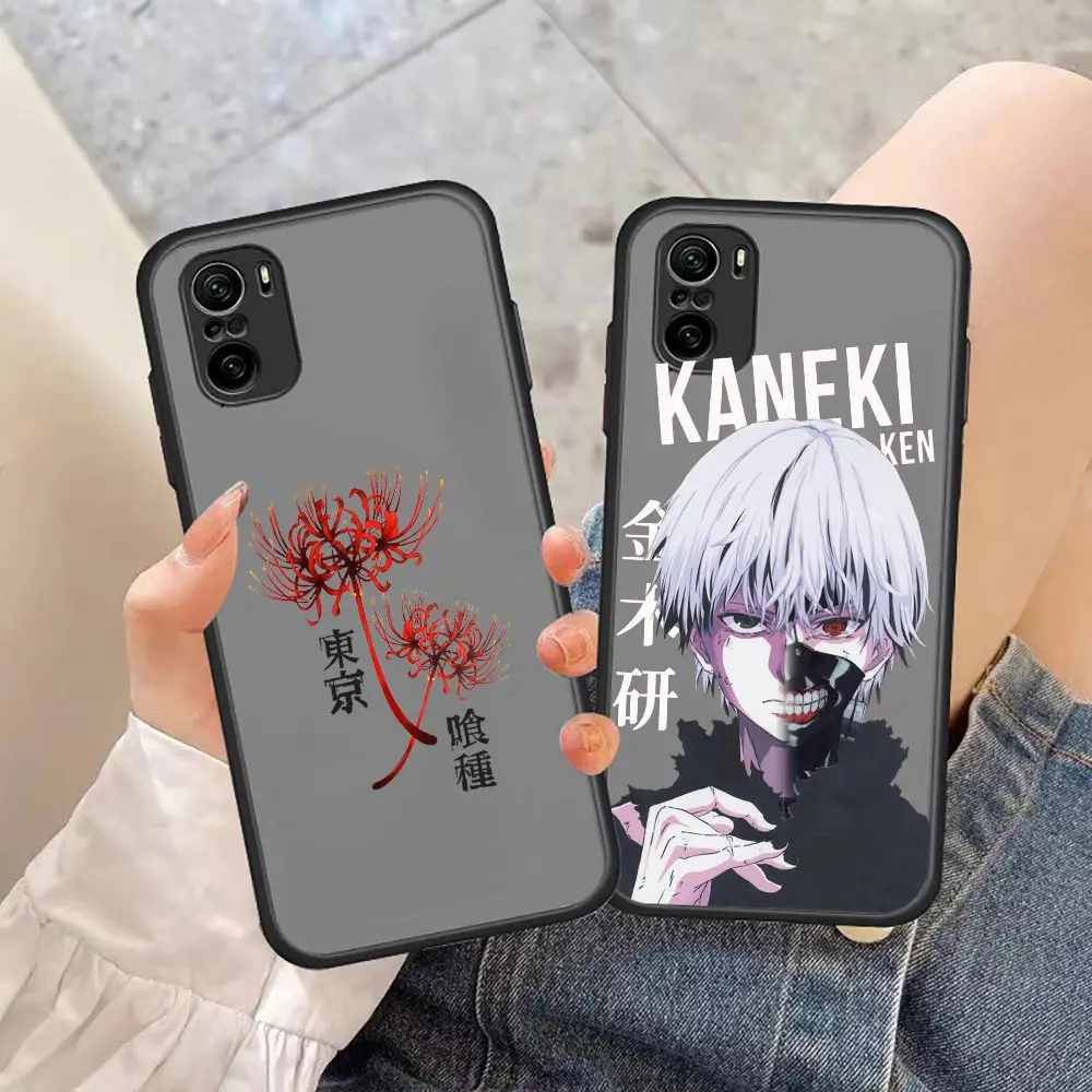 

Japan Anime Tokyo Ghoul Kaneki Ken Matte Case For Redmi K40 K30 K20 10 10C 10X 9T 9C 9A 9 8A 8 7A 7 6 6A 5 5A 4X Pro Plus Cover