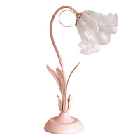 ins table lamp for bedroom decor pink flower bed side table lamps for living room wall sconce lamp shade christmas ornaments