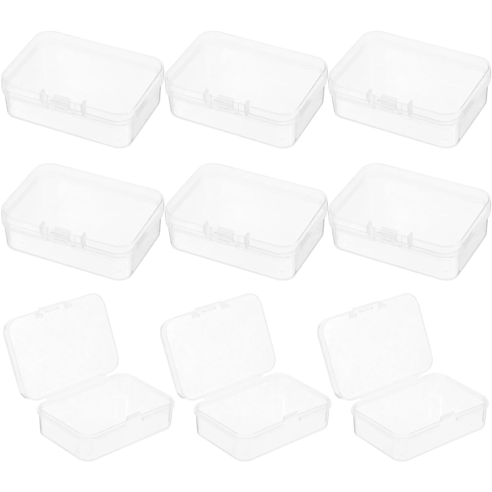 10 шт. высокопрозрачная коробка мини-бусины упаковочные чехлы контейнеры для