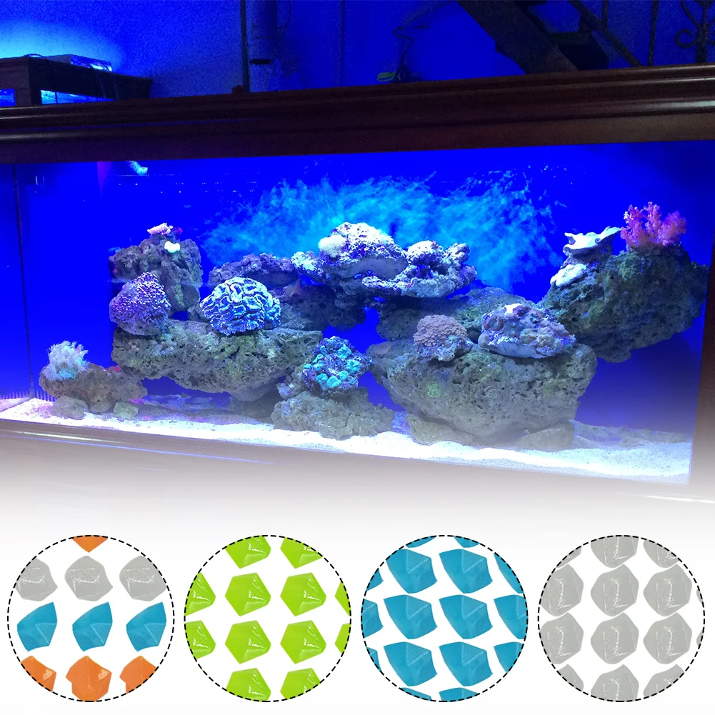 

300pcs Luminous Stone Glow In Dark Garden Decor Patio Yard Lawn Irregular Pebble Fish Tank Aquarium Decoration