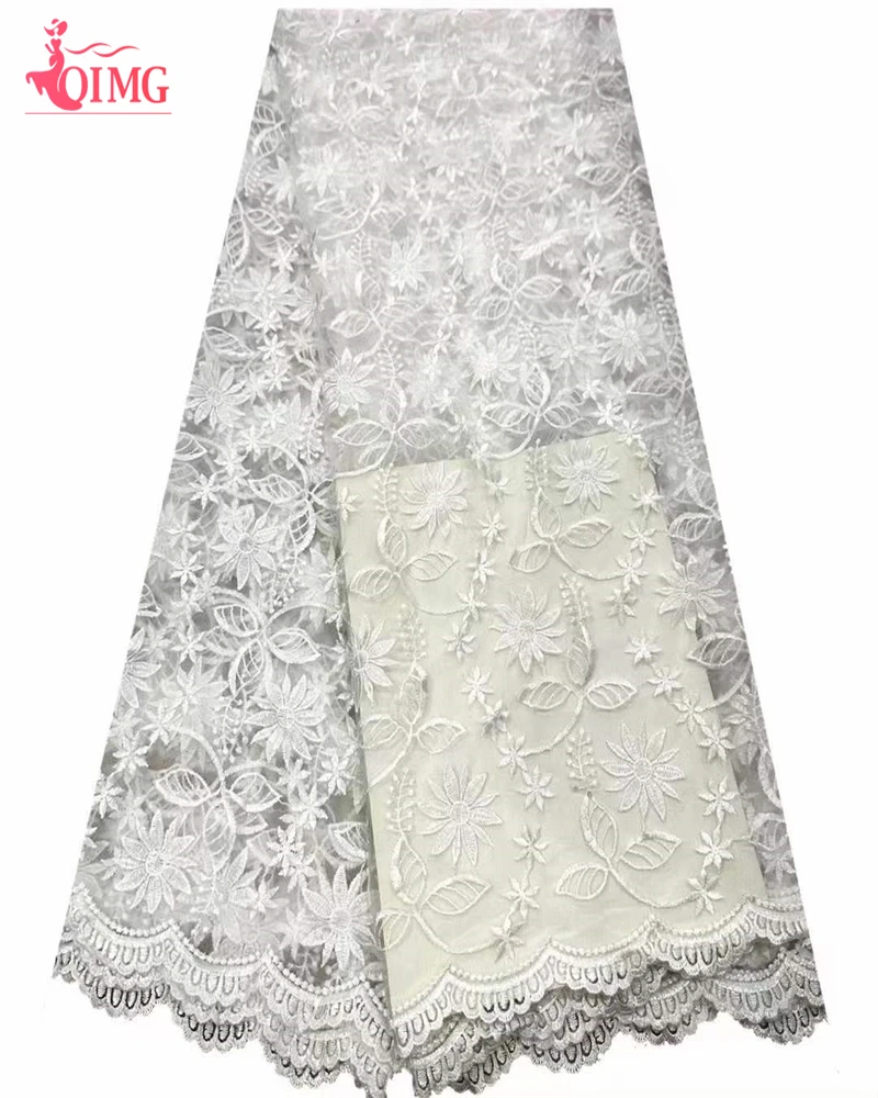 OIMG 2023 Высококачественная французская нигерийская кружевная ткань с вышивкой в