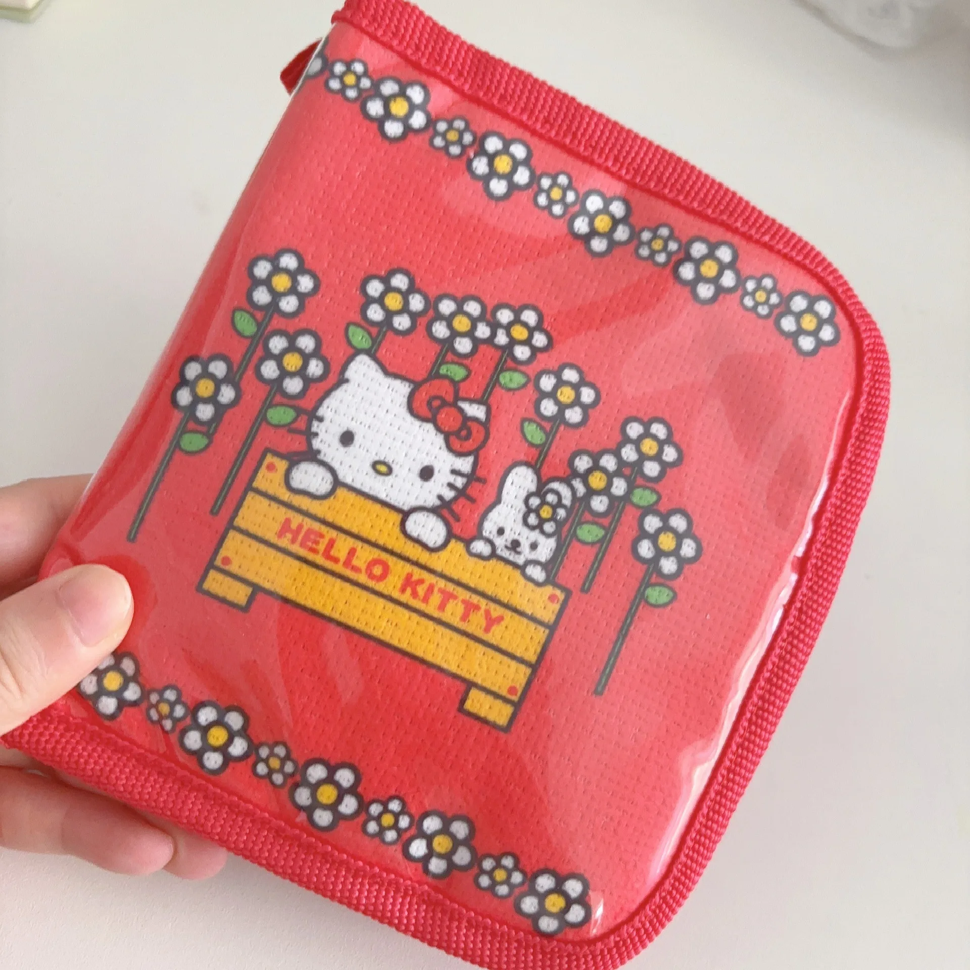 Милый винтажный кошелек Hello Kitty с героями мультфильмов сердечком для девочек