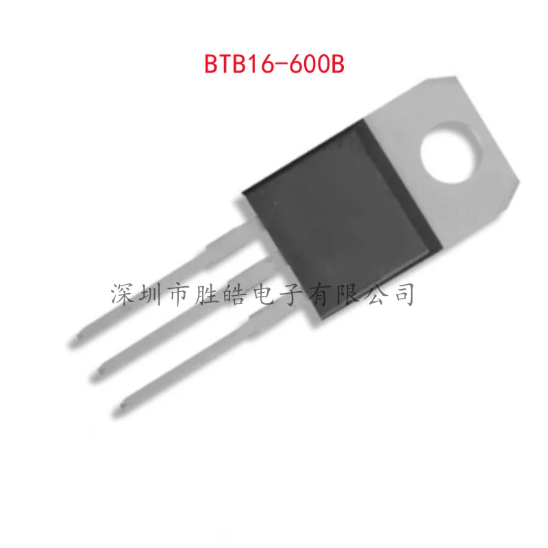 (10PCS）NEW  BTB16-600B  16A  600V  Two-Way  Silicon Controlled  Straight Into The TO-220  Integrated Circuit