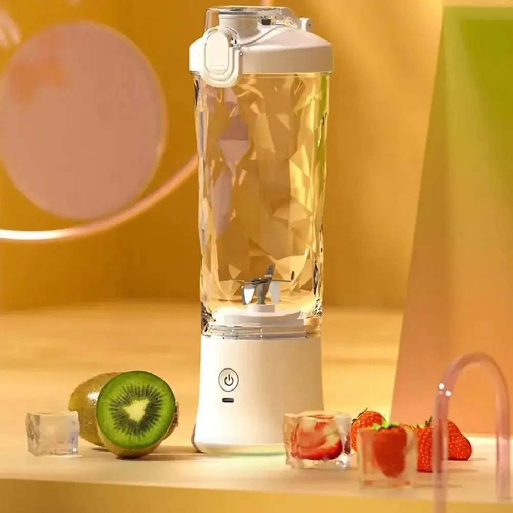 Portable Blender 600ML Electric Juicer Fruit Mixers 4000mAh 