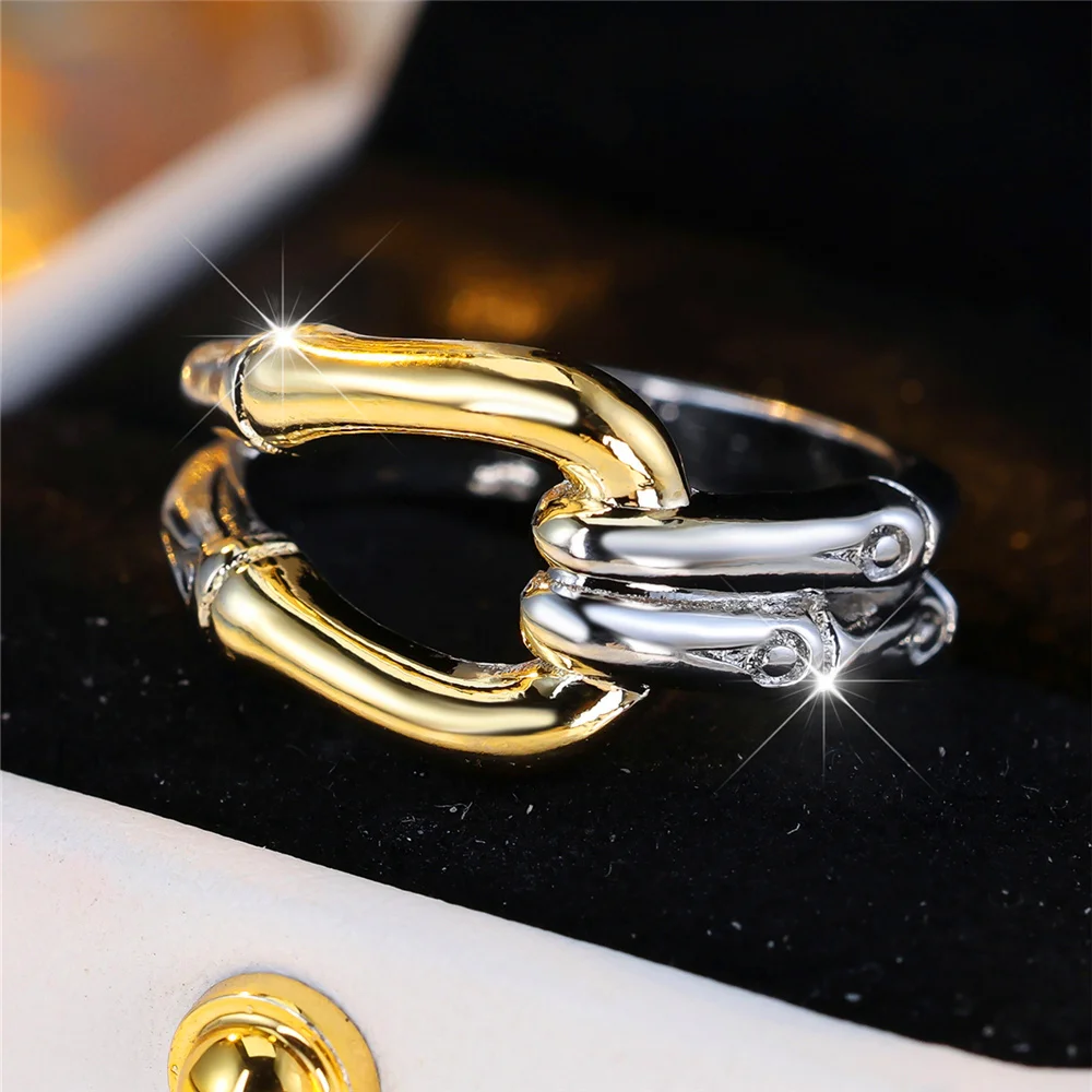 Уникальный стиль металлическое геометрическое кольцо на палец для вечеринки
