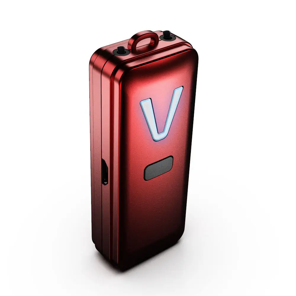 

Personal Wearable Air Purifier Necklace Mini Portable Air Freshener Ionizer Negative Ion Generator Red