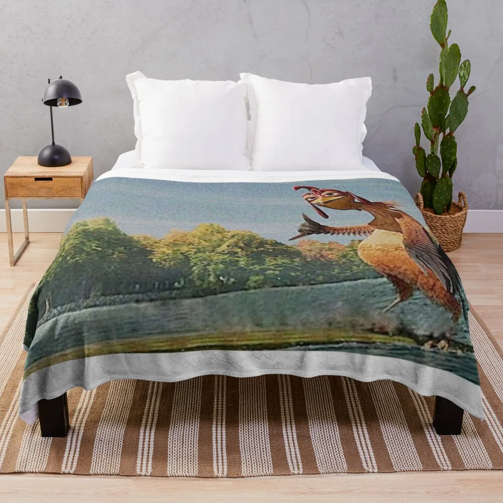 

Chicken Joe Throw Blanket Microfiber