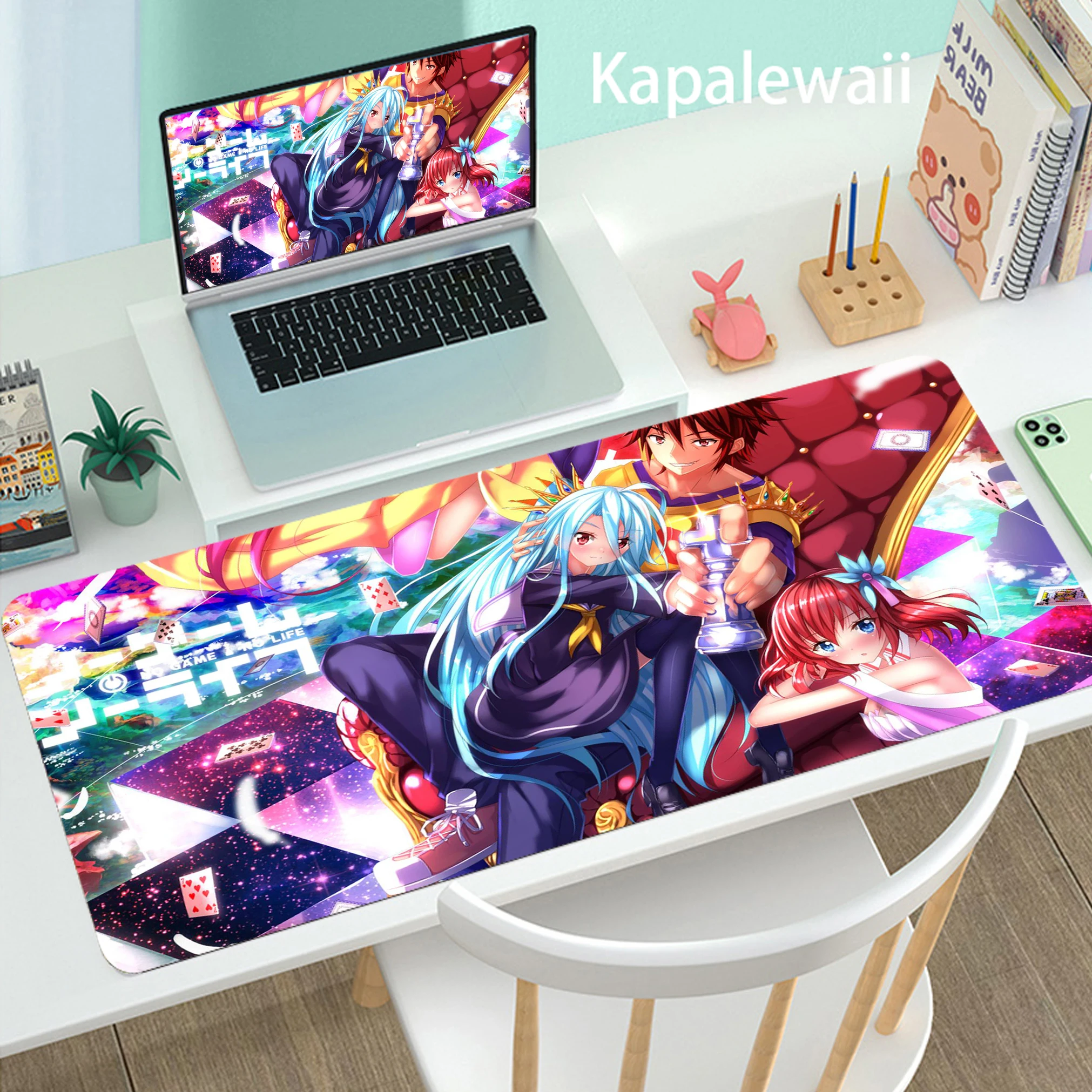 

Mouse Pad Mousepad Mat For Mouse Gamer Gaming Mouse Pad Large Computer Keyboard Mouse Mat Desk Mats For No Game No Life Mousepad