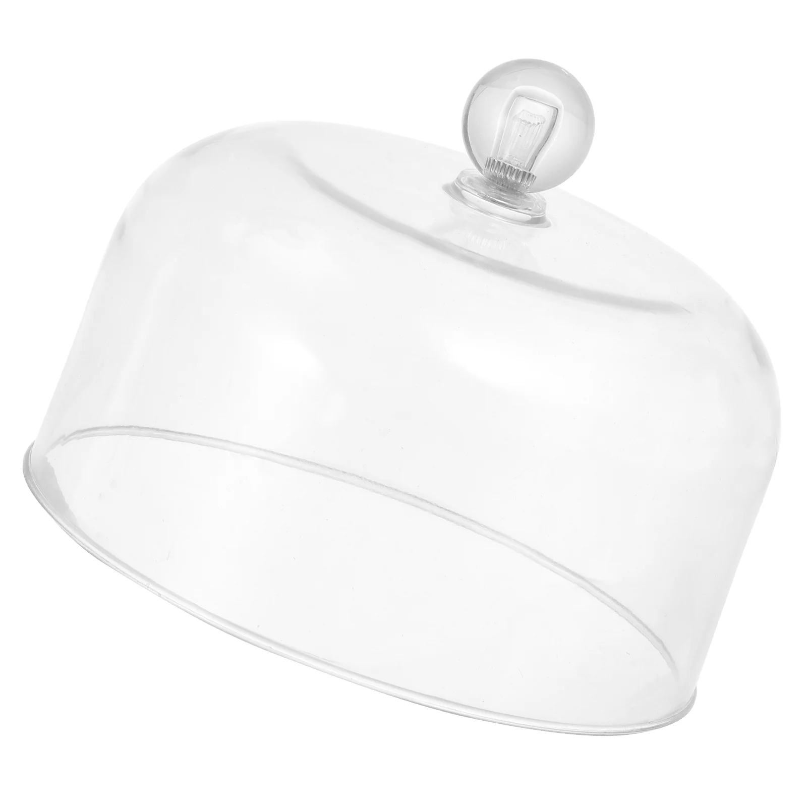 

Cover Cake Dome Dessert Display Plate Clear Stand Acrylic Cloche Round Serving Platter Cheese Baking Tray Transparent Mini Lid