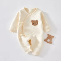baby one piece clothes clip wire warm newborn pajamas men and women baby rompers long sleeved romper without bone
