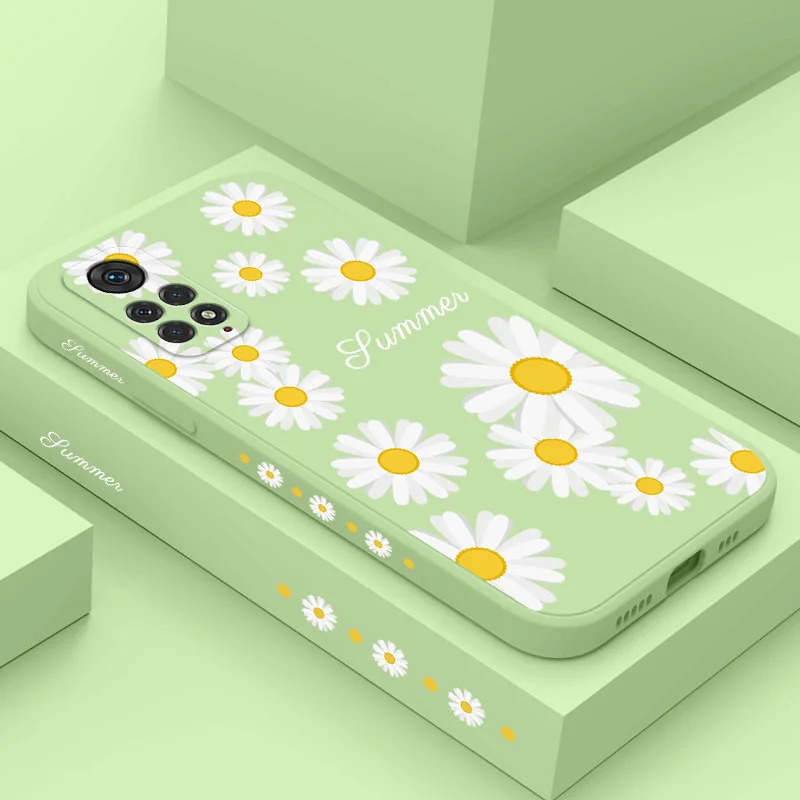 

Oil Painting Daisies Phone Case For Xiaomi Redmi Note 11 11S 11T 10 10A 10T 10S 9T 9 8 7 Pro Plus 10C 9A 9C 9T 4G 5G Cover