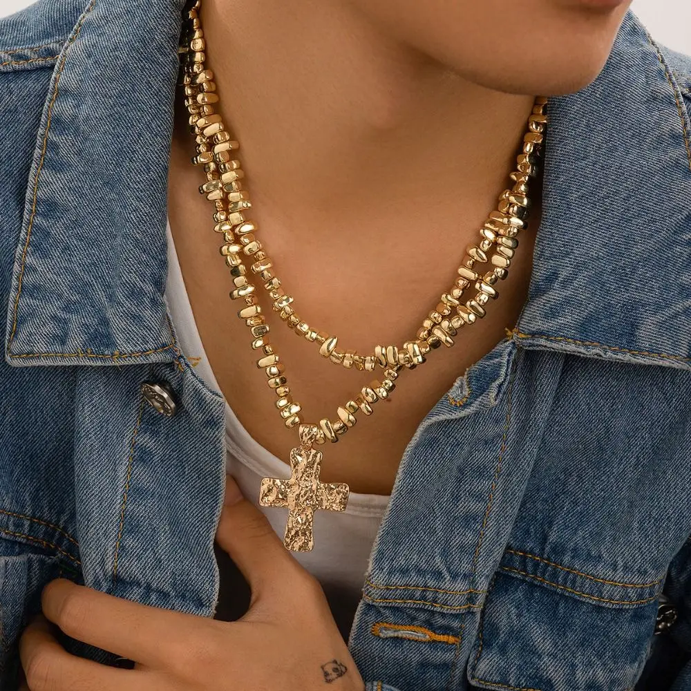 Ожерелье с бусинами Alien Трендовое дизайнерское необычное колье из CCB-пластика