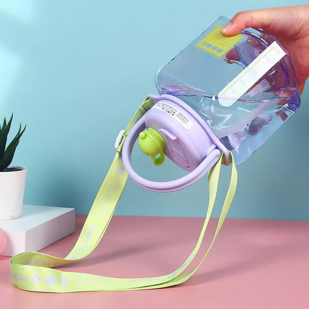 

1 Set Drinking Bottle Great Handle Food Grade Cycling Sports Water Bottle Cup Daily Use Drink Bottle Water Bottle