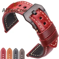 genuine leather watch band accessories women men blue yellow red brown cowhide strap 20mm 22mm 24mm 26mm watchband bracelet