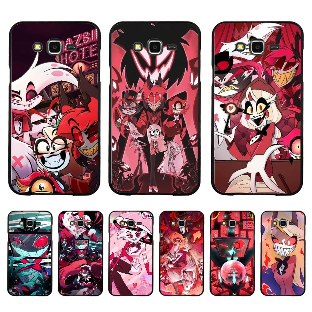 

H-Hazbin Cartoon Hotel Phone Case For Samsung J 7 plus 7core J7 neo J6 plus prime J6 J4 J5 Mobile Cover