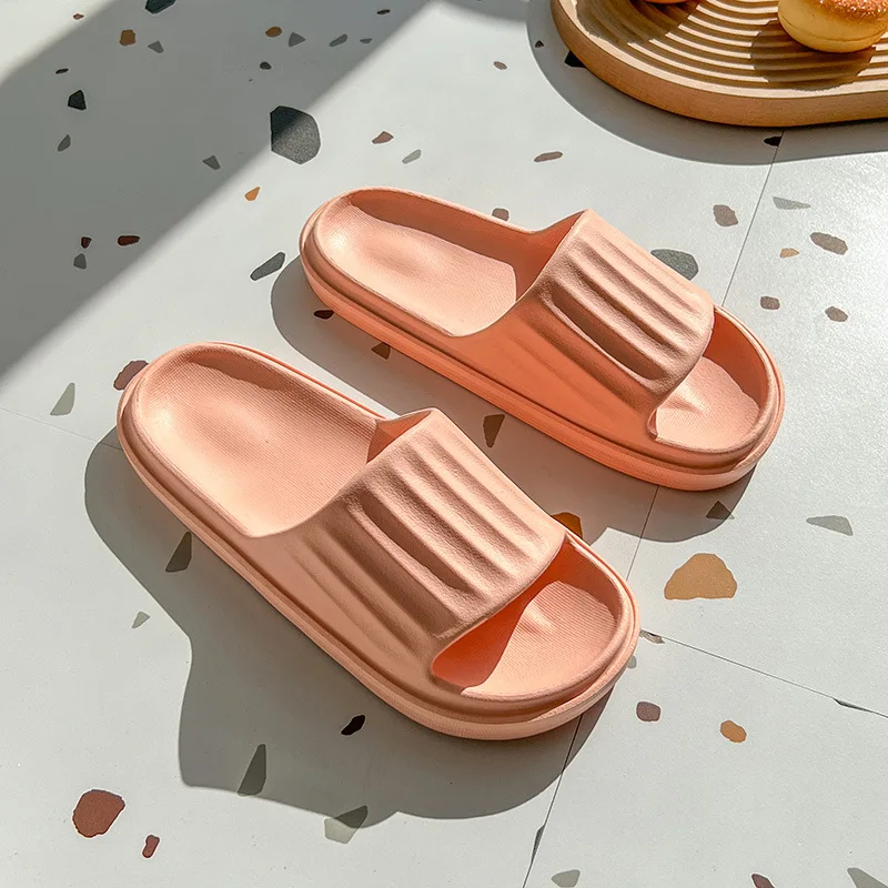 

Тапки женские на толстой подошве для влюбленных, Нескользящие износостойкие домашние тапочки, модная обувь для мужчин и женщин