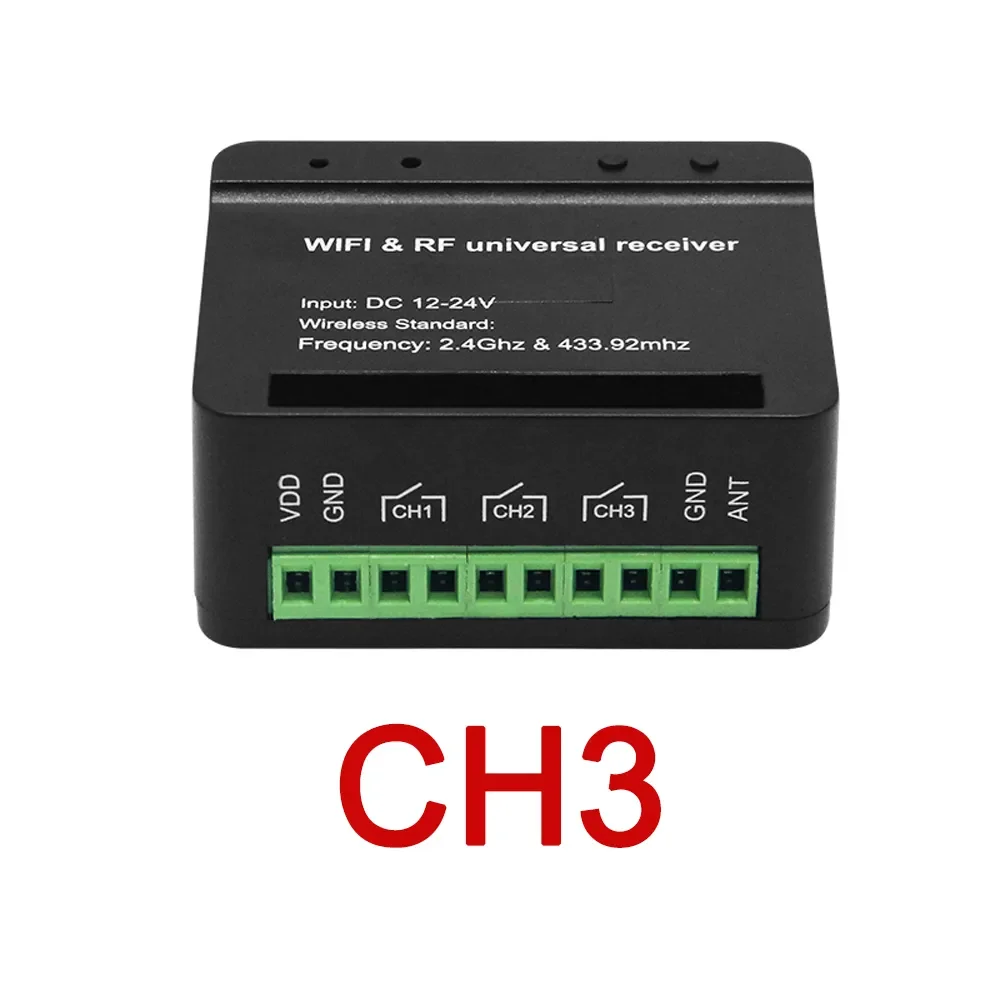 

3CH Smart WiFi Garage Door Opener Controller APP Remote Control from Anywhere No Hub Needed, History Record Set Timer Schedule