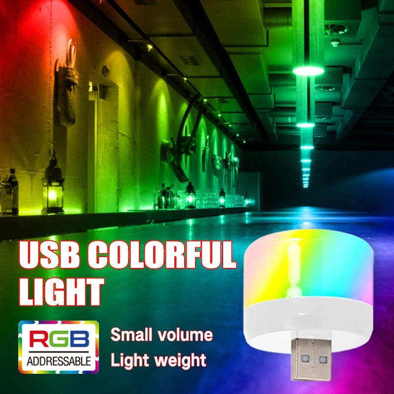 

USB Plug Lamp Computer Mobile Power Charging USB Small Book Lamps LED Eye Protection Reading Light Small Light Night Light Desk