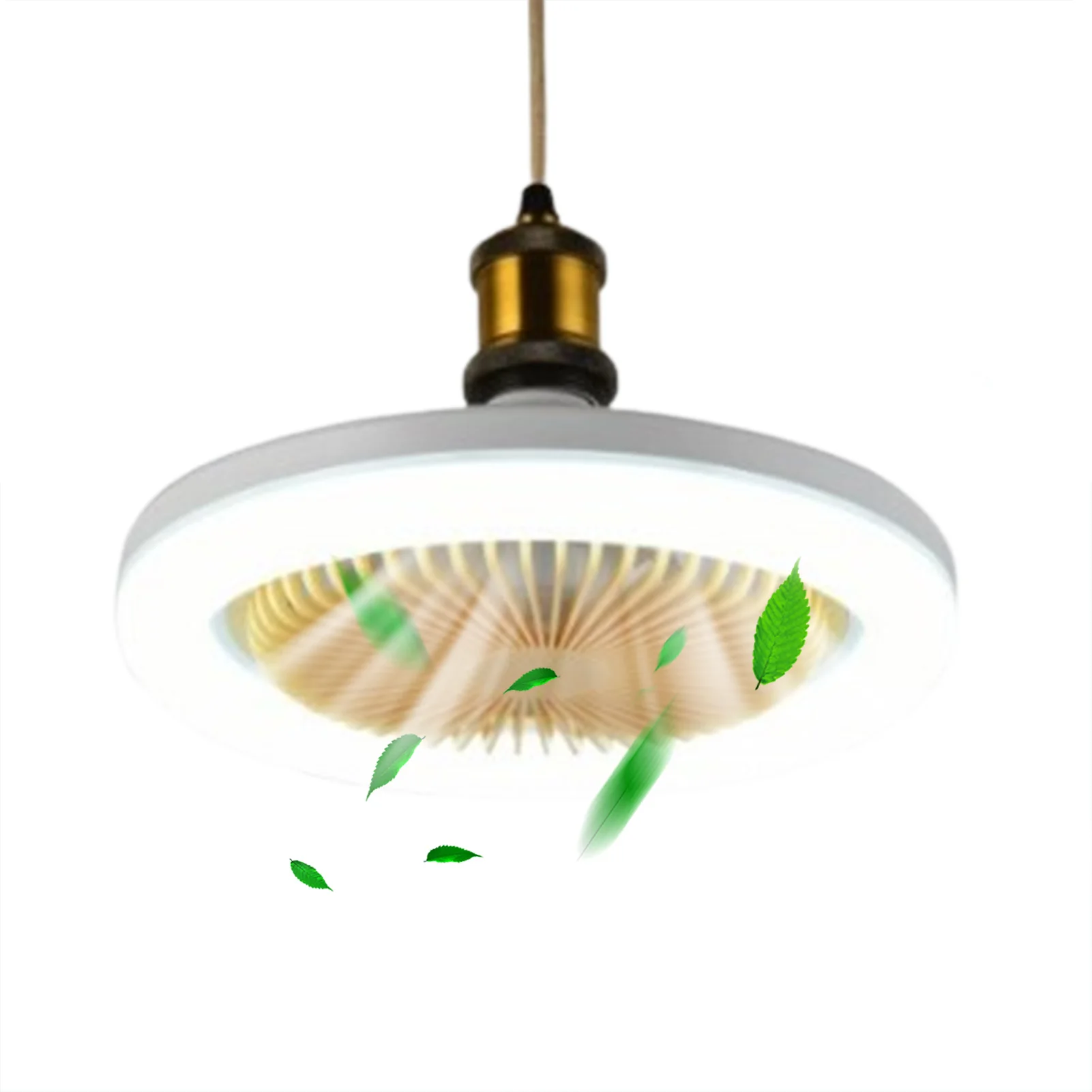 

Ceiling Fan With Integrated Light Modern Ceiling Light With 3 Blades 3-Level Light Wind Speed With Durable Blades