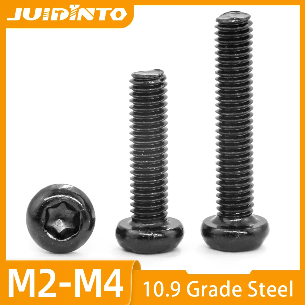 

JUIDINTO Винты Torx черные M2 M2.5 M3 M4 M6