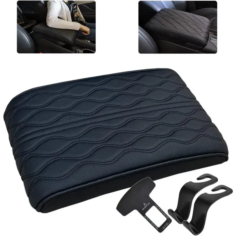 

1pc Car Armrest Box Pad Car Center Console Handrest Box Elevated Pad Memory Cotton Car Arm Rest Elbow Cushion Car Accessories