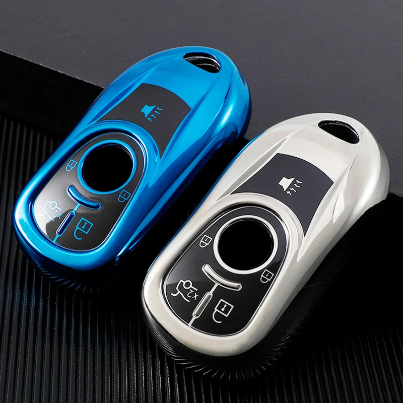 

Soft TPU Car Remote Key Cover Case Shell For Buick Lacrosse Envision Enclave Regal Verano Encore Avenir 5 6 Buttons Accessories
