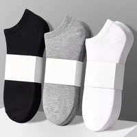 10pcs 5pairs men casual breathable cotton socks autumn spring running basketball short ankle low cut sox boat socks 15 pairs