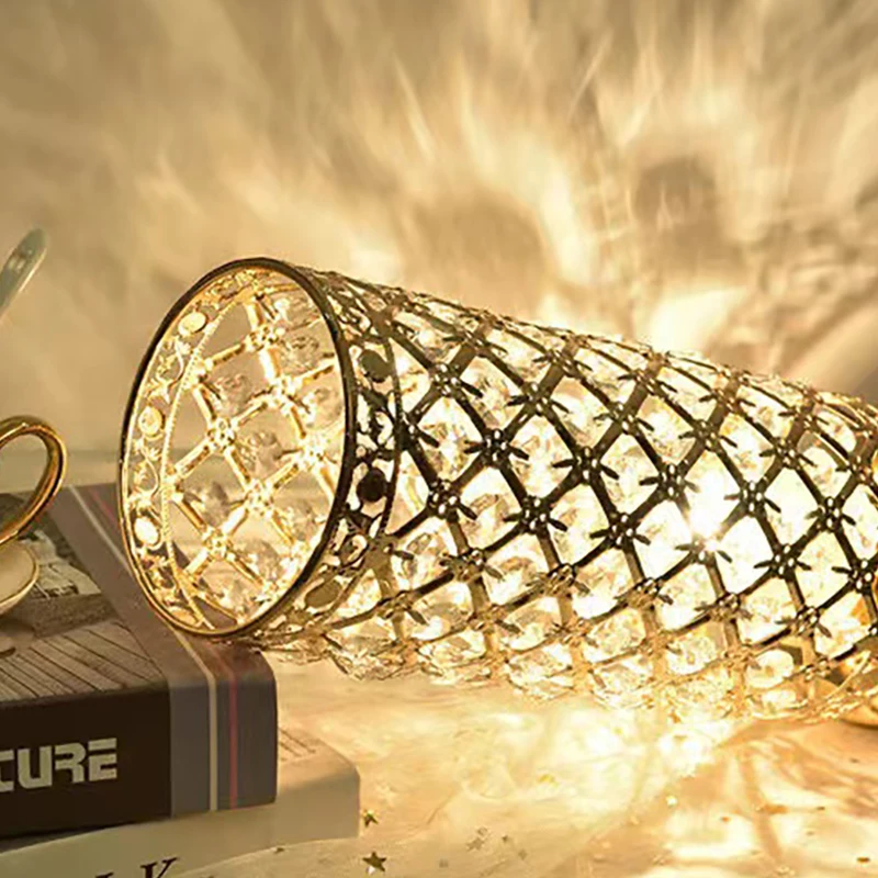 Простая современная Хрустальная настольная лампа Ins Девушка теплая и