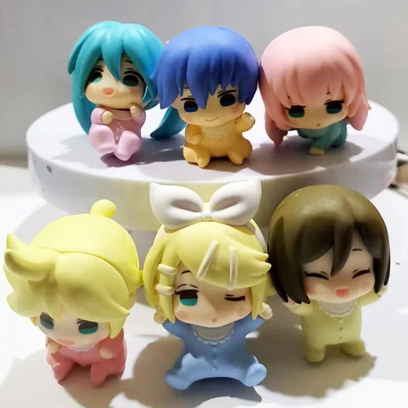 Фото Фигурки Piapro Characters EX CASHAPON: Хатсуне Мику, Кагамине Рин/Лен — милые креативные пижамы, моделированные фигурки, подарки №3