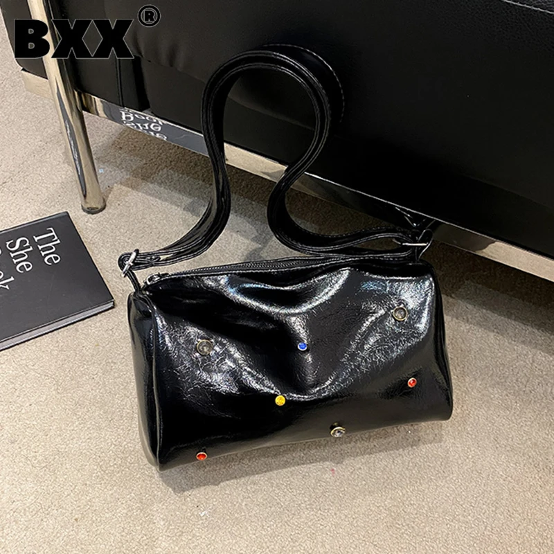 

[BXX] 2023 New Fashion Handbag For Women Crossbody Shoulder Underarm Bag Large Capacity Crossbody Travel Bags Female 8AB679