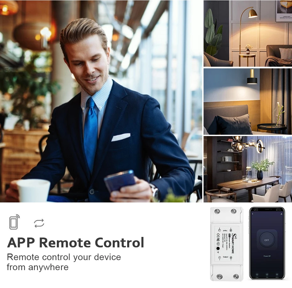 DIY Smart Wireless Remote Switch Home Automation Control Relay Life/Tuya eWelink for Alexa Google |