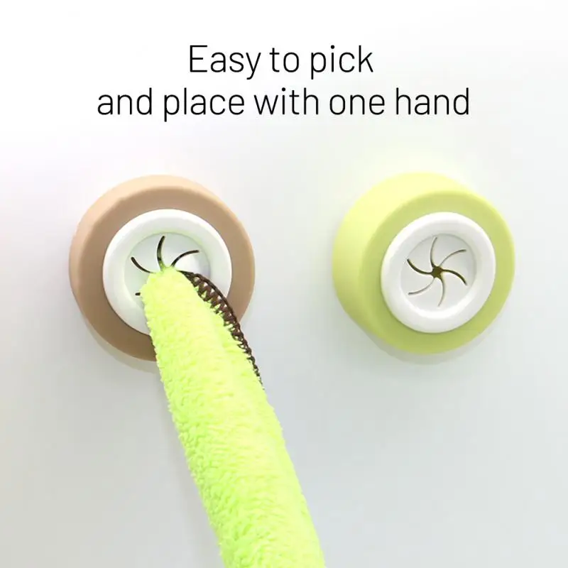 

Punch Free Towel Holder Hooks Self Adhesive Towel Plug Storage Racks Hooks Rag Dishcloth Clip Hanger Bathroom Kitchen Gadgets