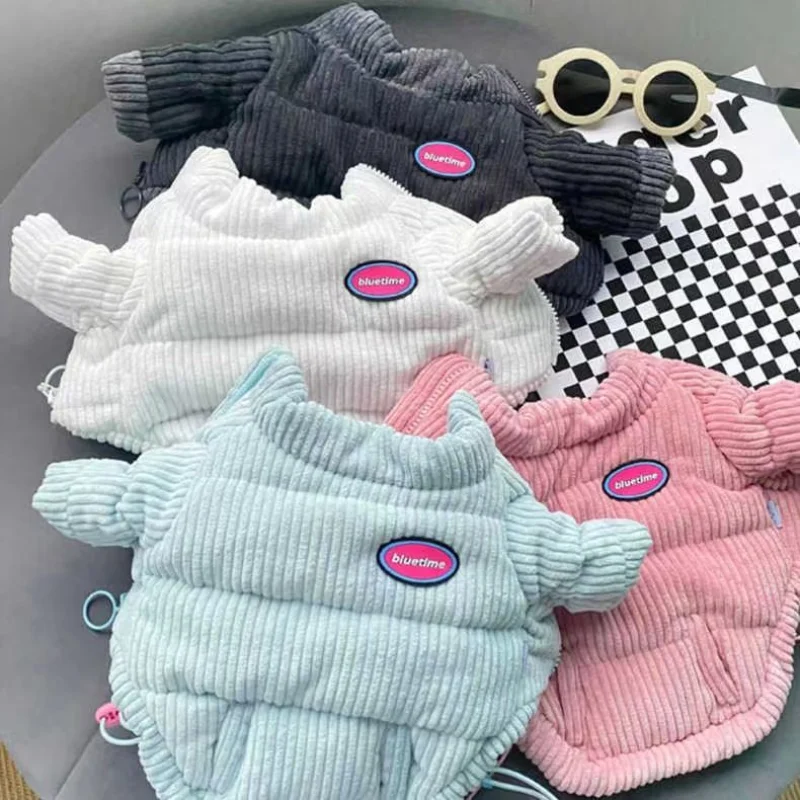 

Cotton Coat Jacket Dog Pet Clothing Solid Thicken Dogs Clothes Cat Small Warm Cute Autumn Winter Pink Fashion Boy Yorkshire