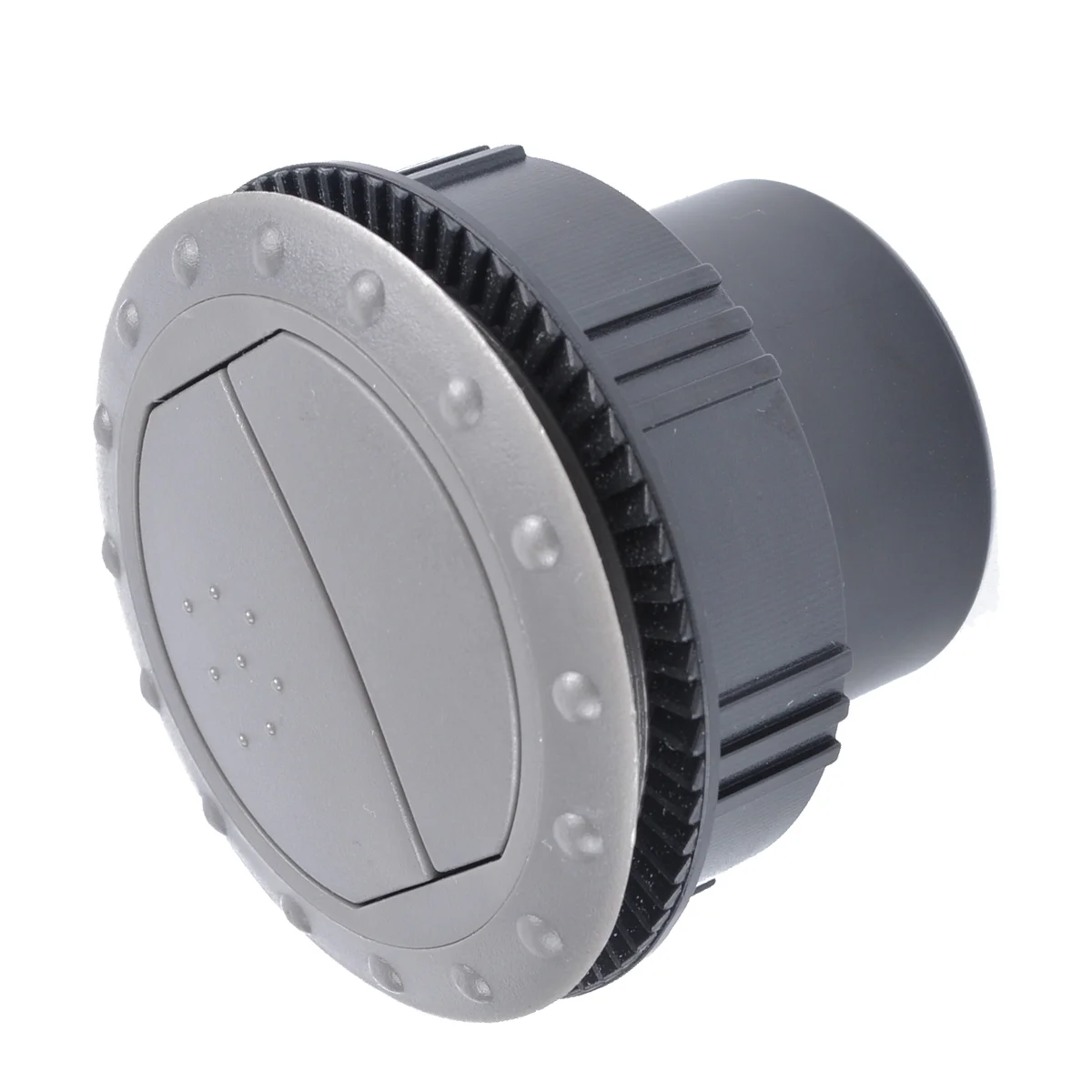 

1pcs 60mm Universal Vent Air Outlet Rotating Interior Round Ceiling for Car RV ATV A/C Grey Conditioning