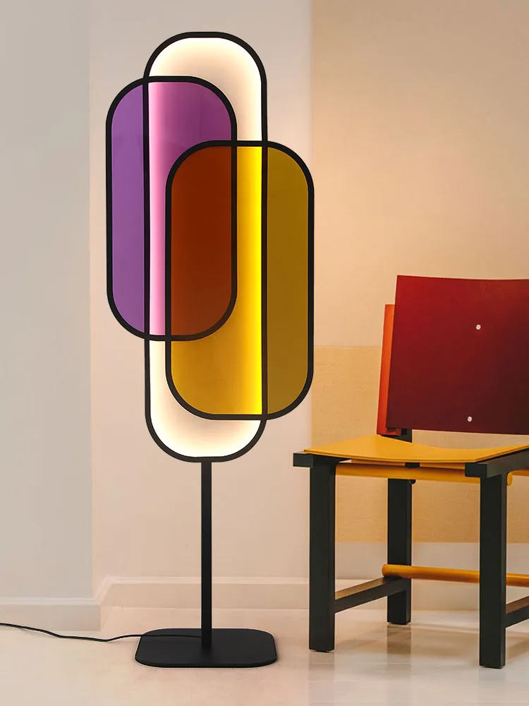 Модель комнаты Цвет Торшер Атмосфера Свет Лампа в гостиной для учебы