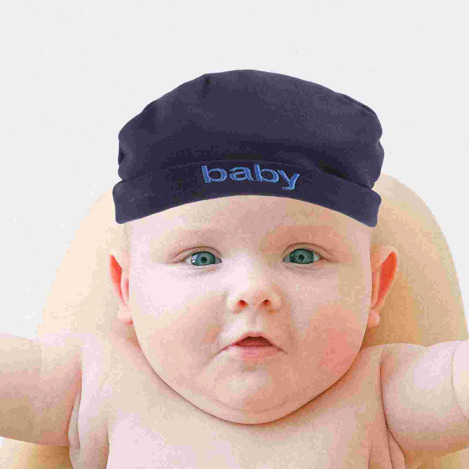 

3 Sets Hat Baby Newborn Mittens Hats European American Boys Girl Items Cotton Socks