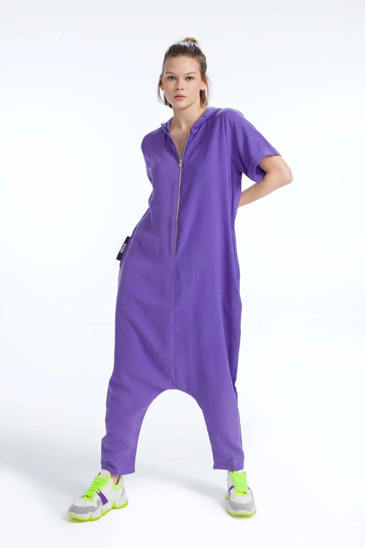 

Women's Overalls Purple Jumpsuit Style Hot Casual Sleeveless Loose Baggy Trousers Jumpsuit Jumpsuit Pants Romper Jumpsuit Jumpsuit