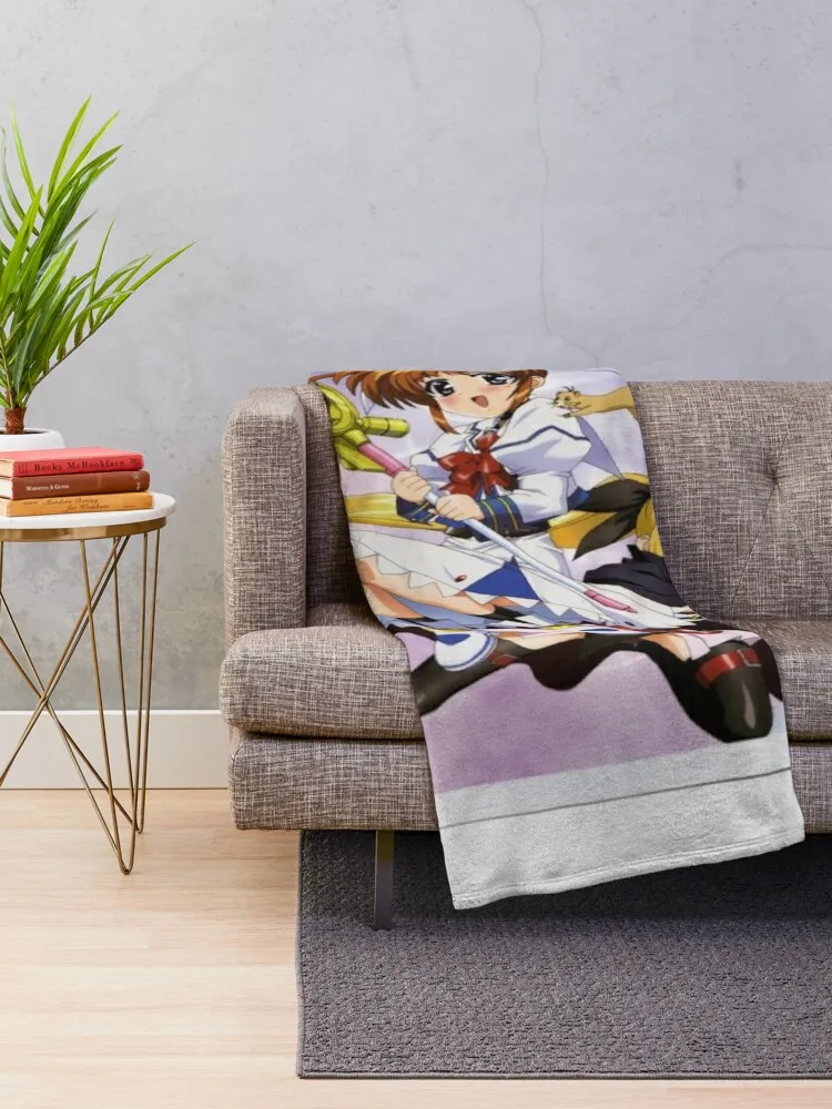 Takamachi Nanoha and Fate Testarossa Harlaown (Mahou Shoujo Lyrical StrikerS) одеяло для детей пушистые одеяла