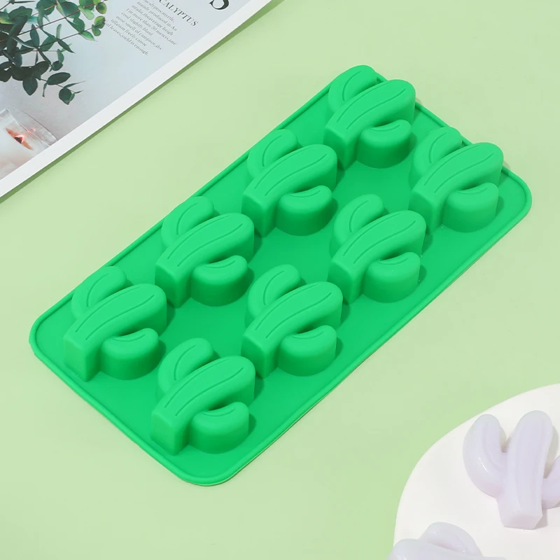 

Silicone Mold Cactus Cake Baking Mould Nonstick Pastry Cookies Jelly Chocolate Mousse Muffin Soap Candle Maker Making Tool