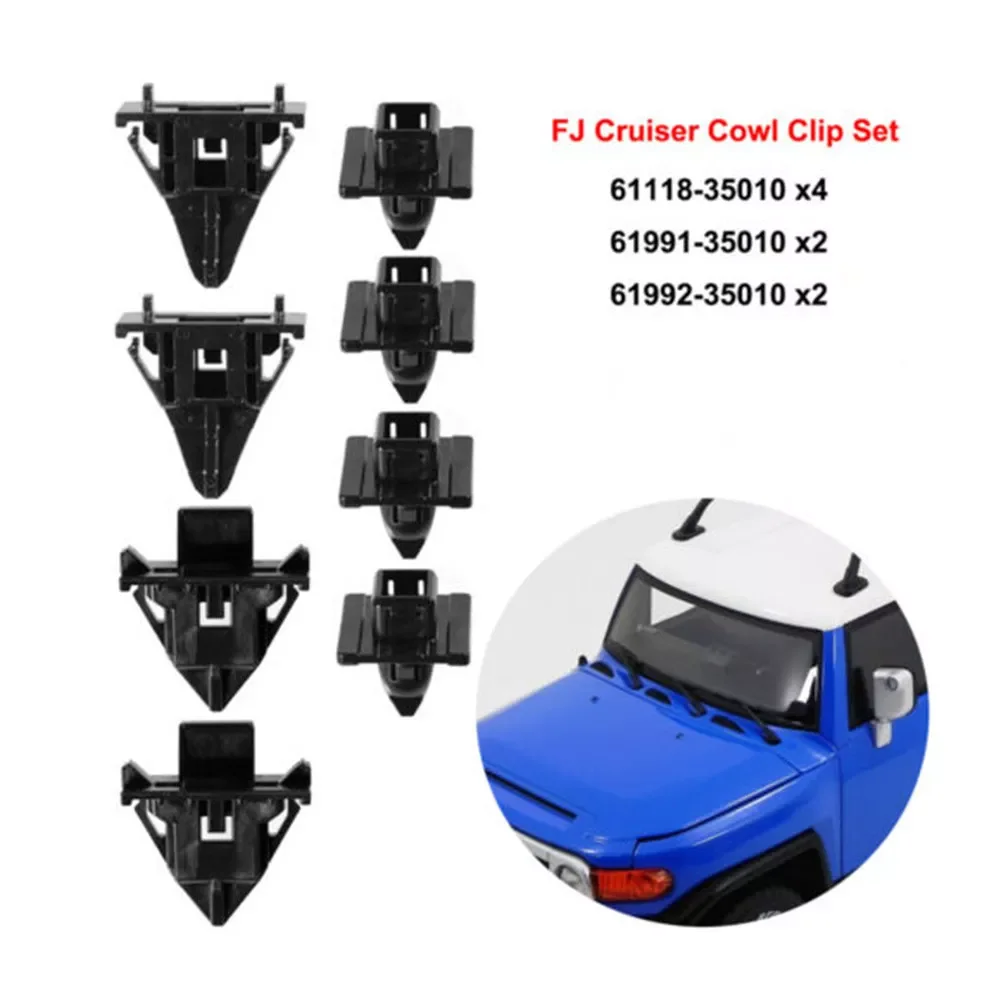 

Cowl Clip Car For TOYOTA FJ Cruiser 2007-14 Panel Retainer Set Accessories