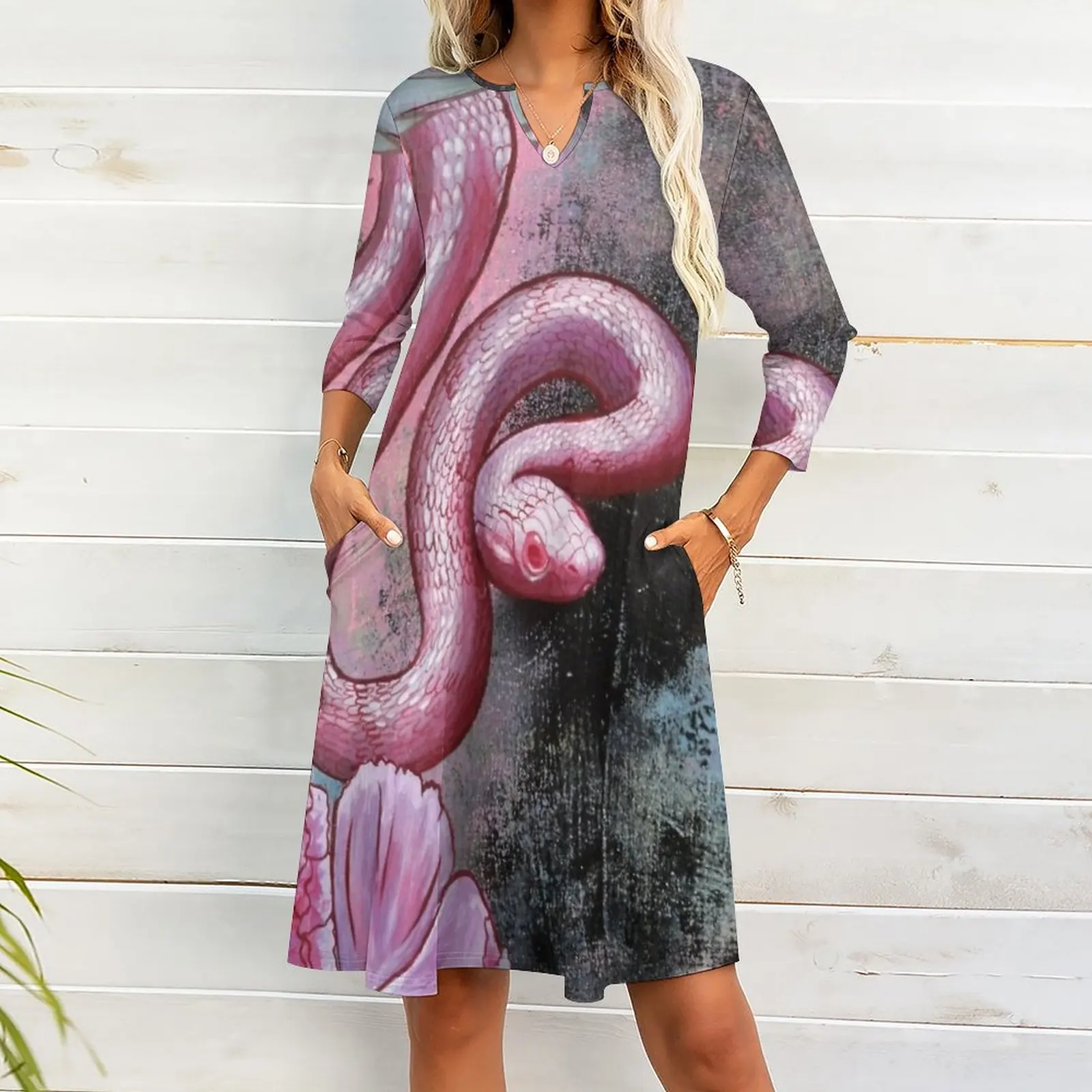 

Женское повседневное платье в виде змеи, летние платья принцессы