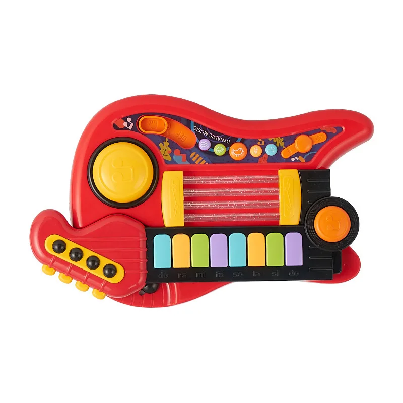 

Children's electric music guitar toys, multifunctional foldable creative bass instruments