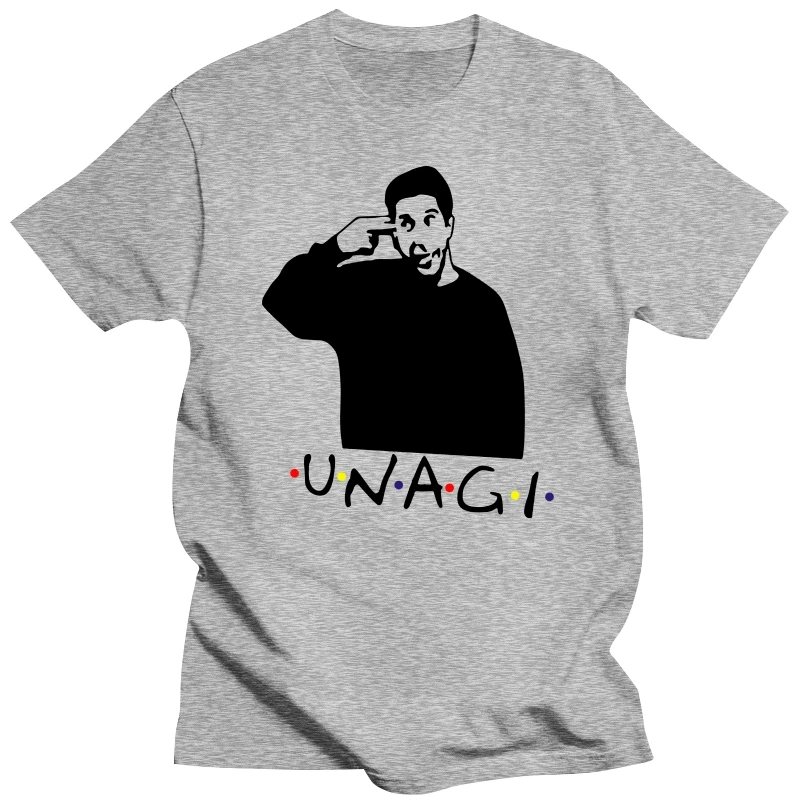 Мужские хлопковые топы Friends Ross Unagi Tv Series Забавная футболка в подарок Tumblr с принтом