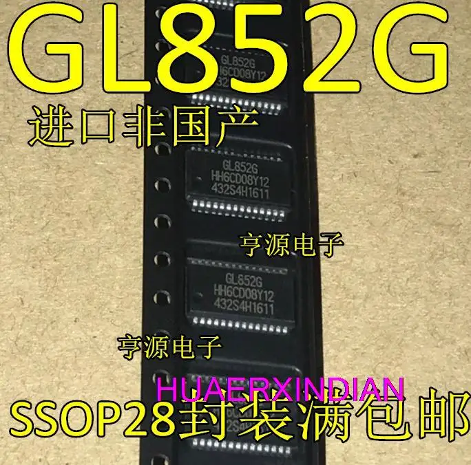 

10PCS New Original GL852 GL852G SSOP-28/QFP48 USB